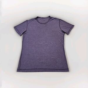 Lululemon Athletica TECH Short Sleeve Crew Tee Shirt (Men's Large) Maroon